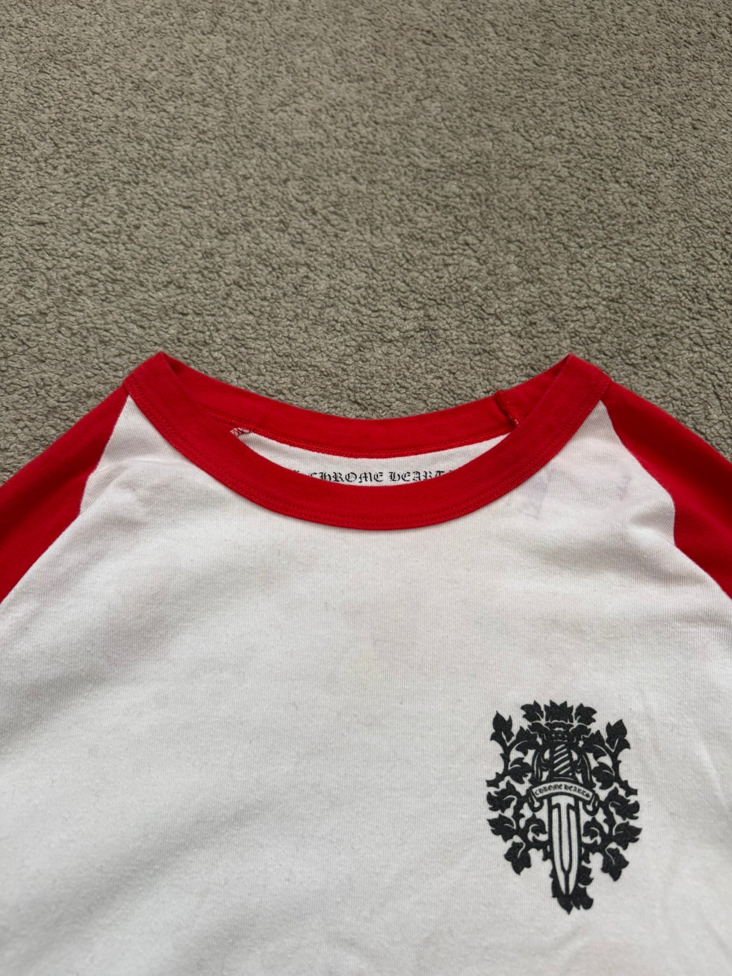 Chrome Hearts Vine Dagger Baseball Long Sleeve T Shirt