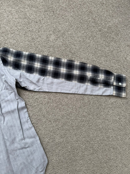 AW09 Comme Des Garcons Homme Hybrid Flannel Button Up Shirt