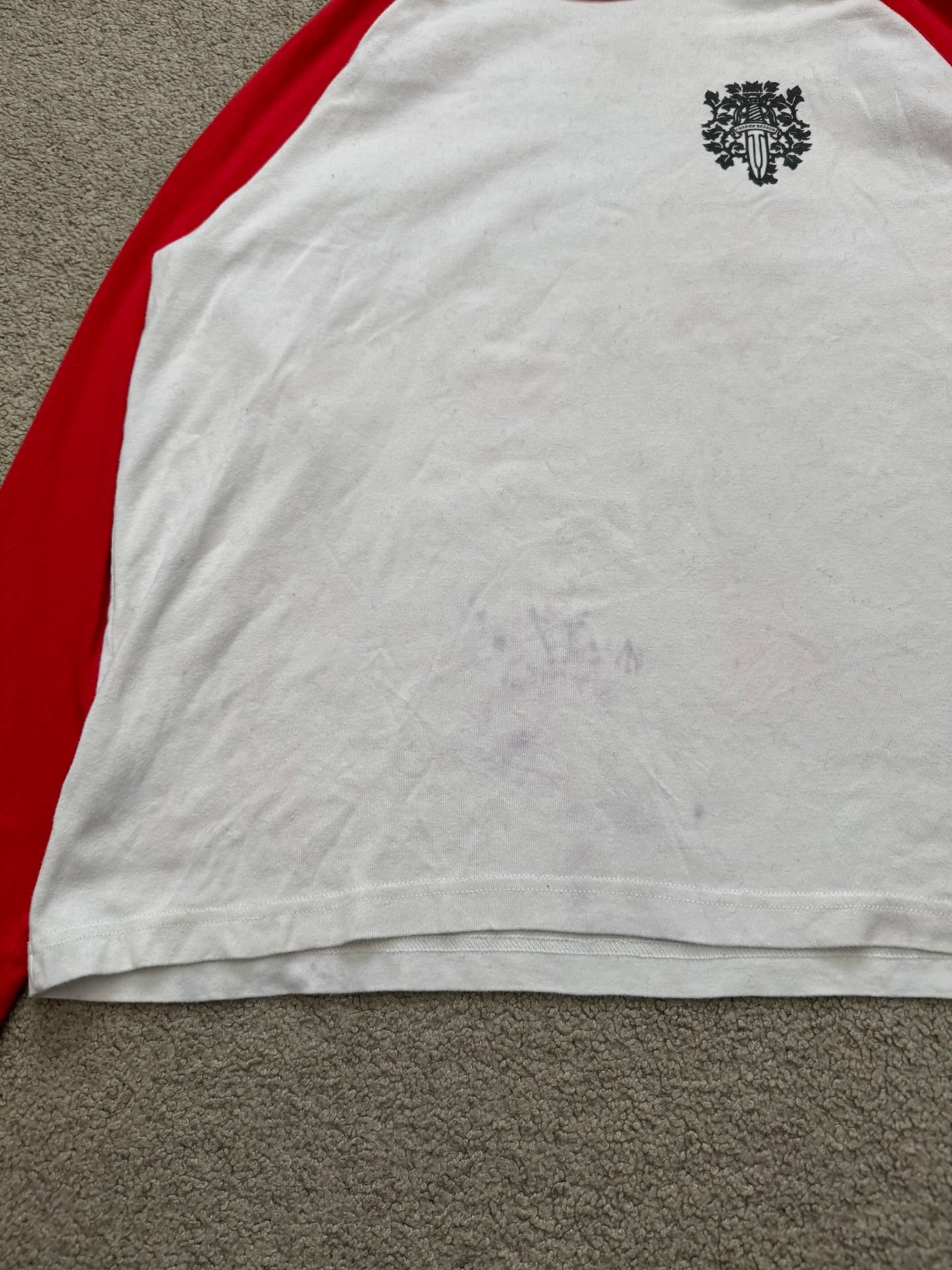Chrome Hearts Vine Dagger Baseball Long Sleeve T Shirt