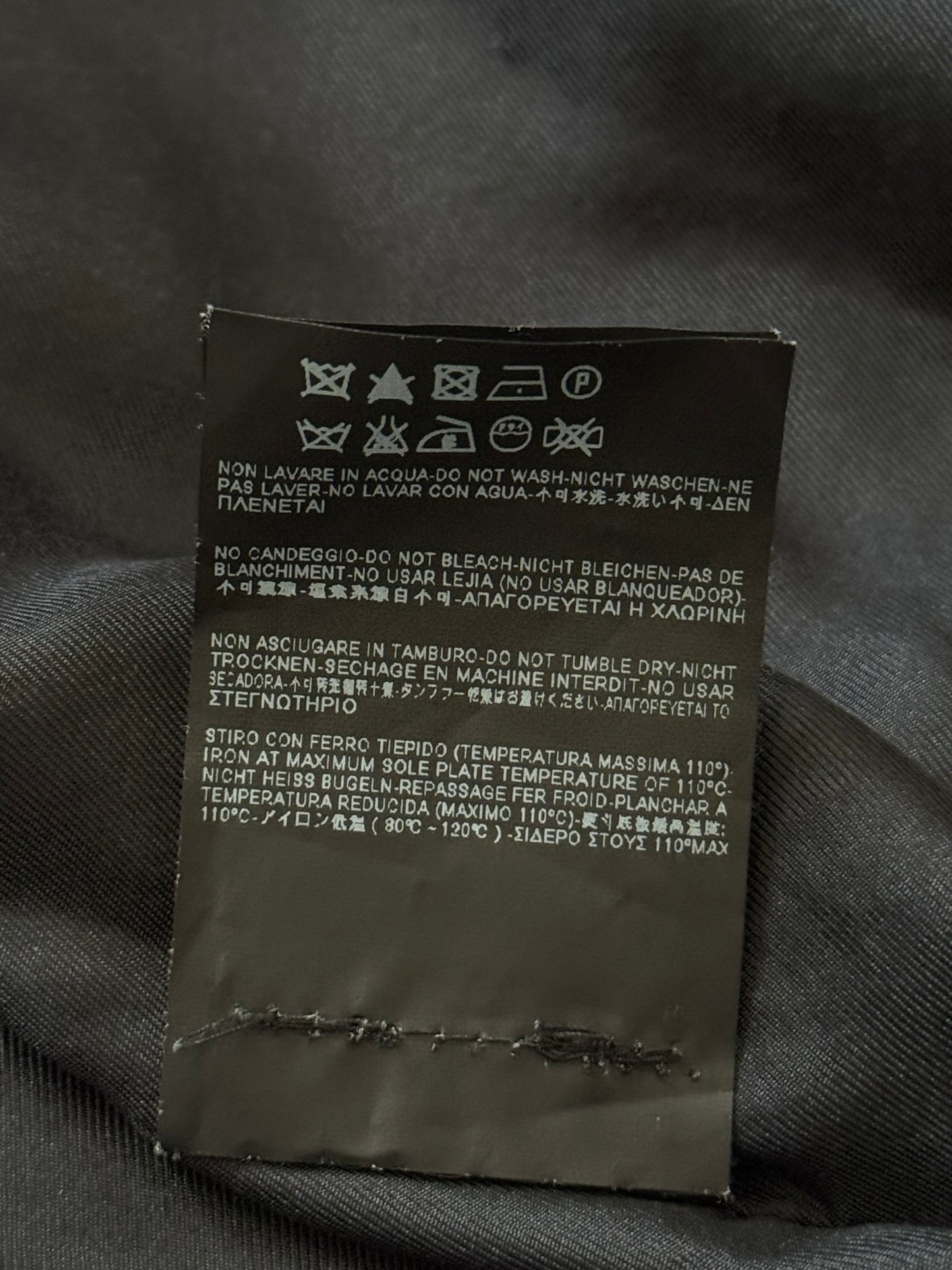 SS14 Saint Laurent by Hedi Slimane Satin Teddy Varsity Bomber Jacket