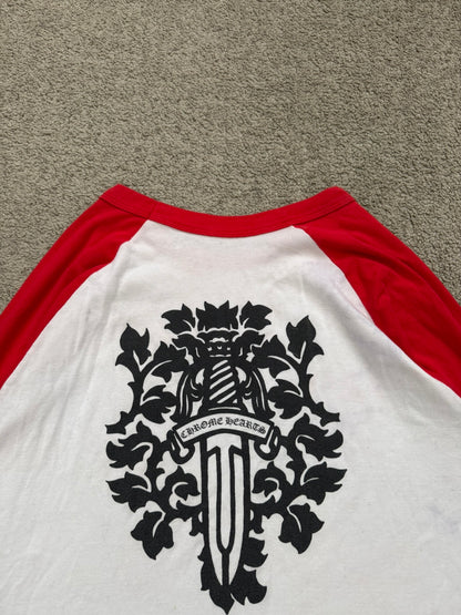 Chrome Hearts Vine Dagger Baseball Long Sleeve T Shirt