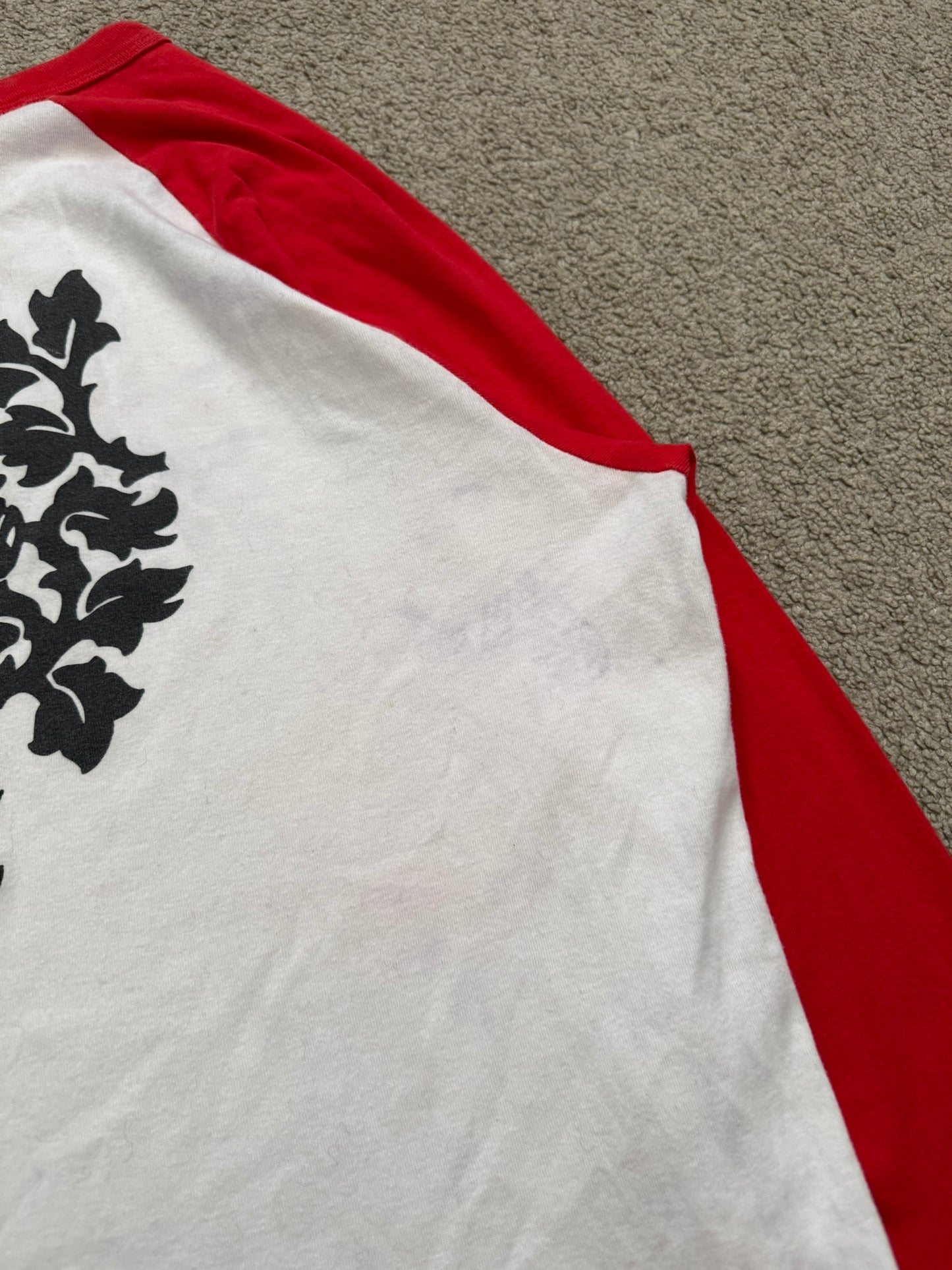Chrome Hearts Vine Dagger Baseball Long Sleeve T Shirt