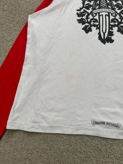 Chrome Hearts Vine Dagger Baseball Long Sleeve T Shirt