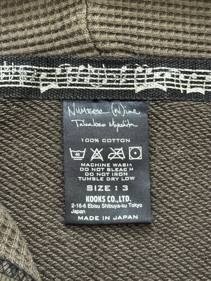 SS05 Number (N)ine "Nightcrawler" Crying Hearts Cargo Zip Up Hoodie