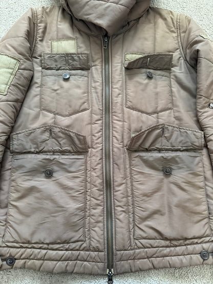 AW05 Undercover "Arts & Crafts" Patchwork Puffer Jacket