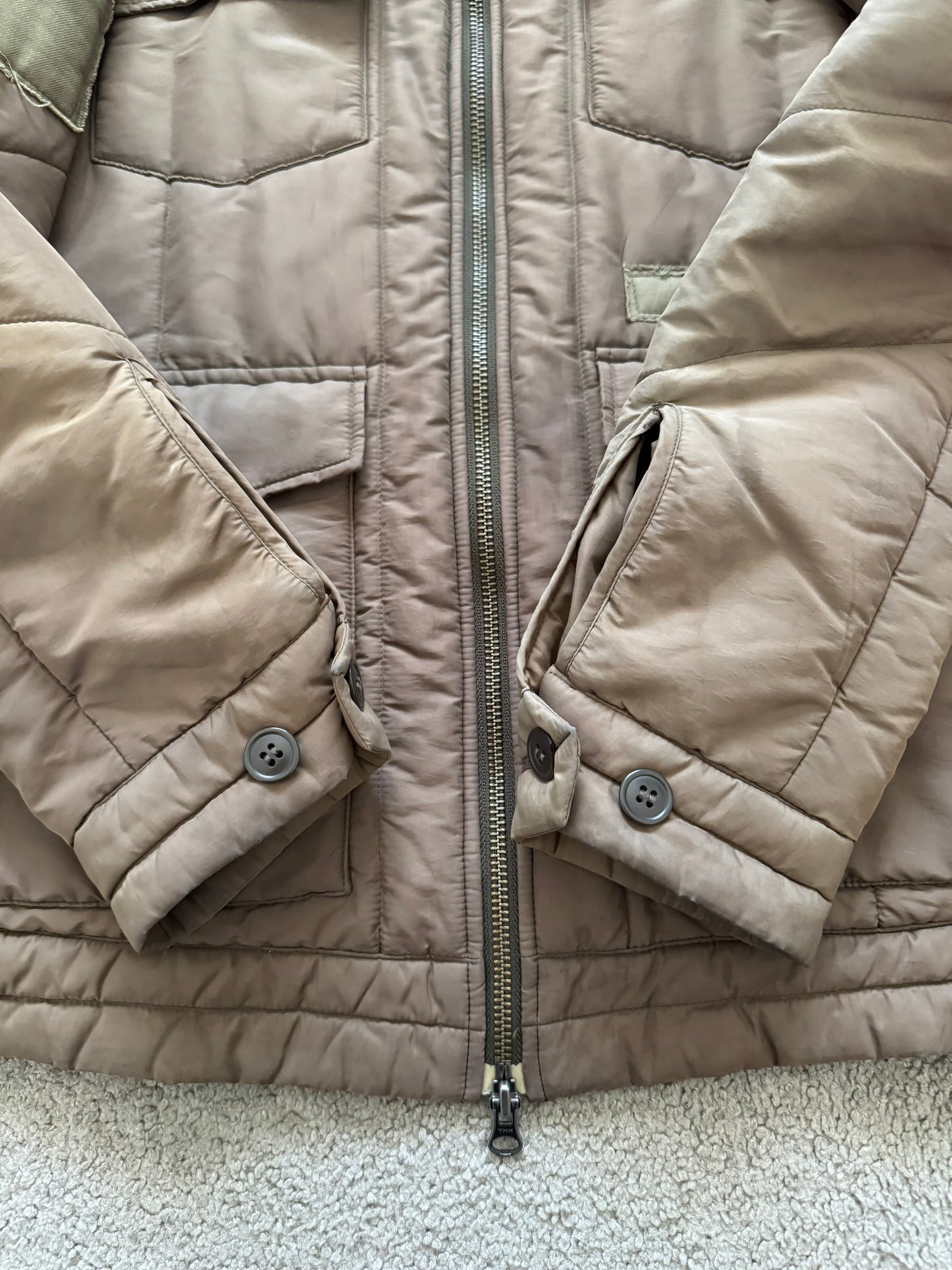 AW05 Undercover "Arts & Crafts" Patchwork Puffer Jacket