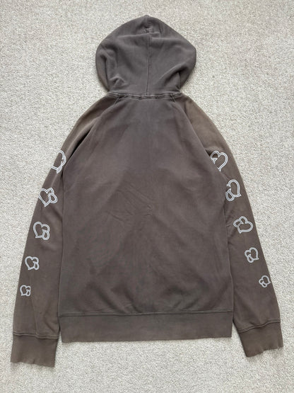 SS05 Number (N)ine "Nightcrawler" Crying Hearts Cargo Zip Up Hoodie