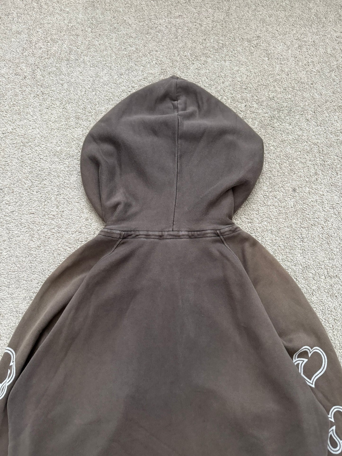 SS05 Number (N)ine "Nightcrawler" Crying Hearts Cargo Zip Up Hoodie