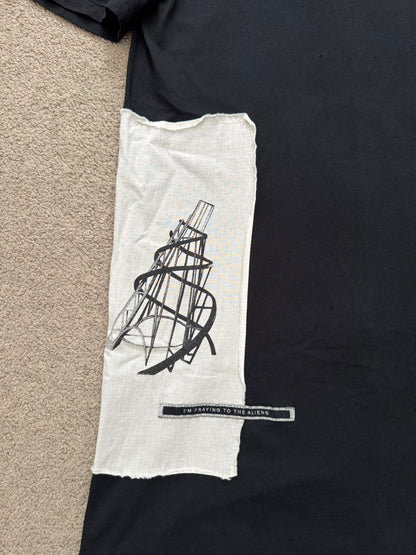 SS19 Rick Owens DRKSHDW Praying to Aliens Patch T Shirt