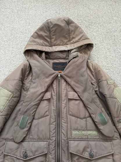 AW05 Undercover "Arts & Crafts" Patchwork Puffer Jacket