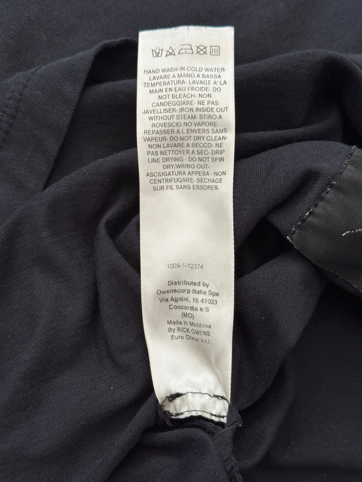 SS19 Rick Owens DRKSHDW Praying to Aliens Patch T Shirt