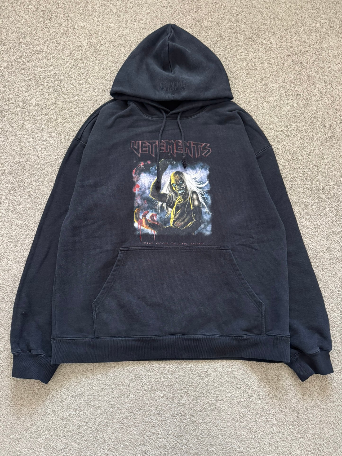 SS21 Vetements "The Book of The Dead" Iron Maiden Hoodie