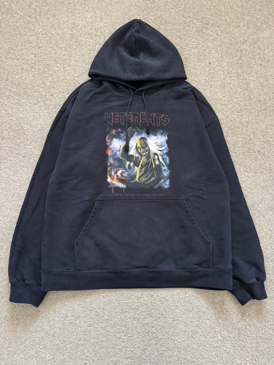 SS21 Vetements "The Book of The Dead" Iron Maiden Hoodie