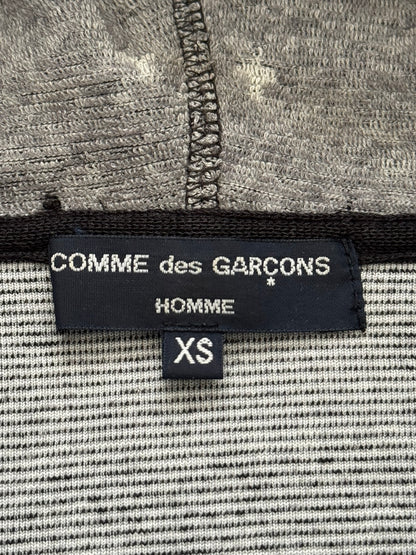 FW12 Comme Des Garcons Homme Paisley Knitted Zip Up Hoodie
