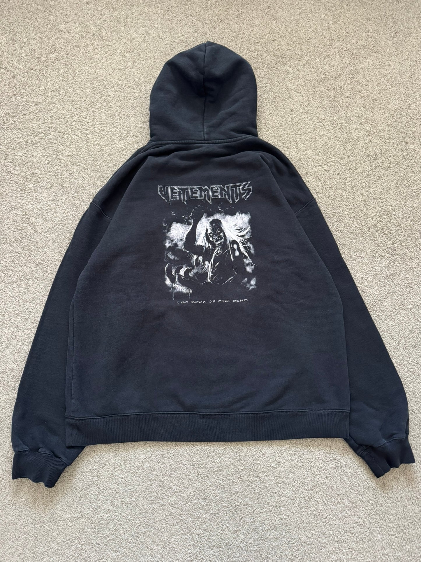 SS21 Vetements "The Book of The Dead" Iron Maiden Hoodie