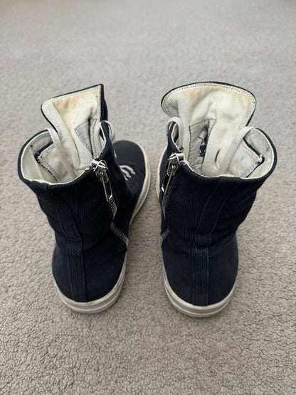 SS15 Rick Owens DRKSHDW "Vegan" Capless High Ramones Sneakers