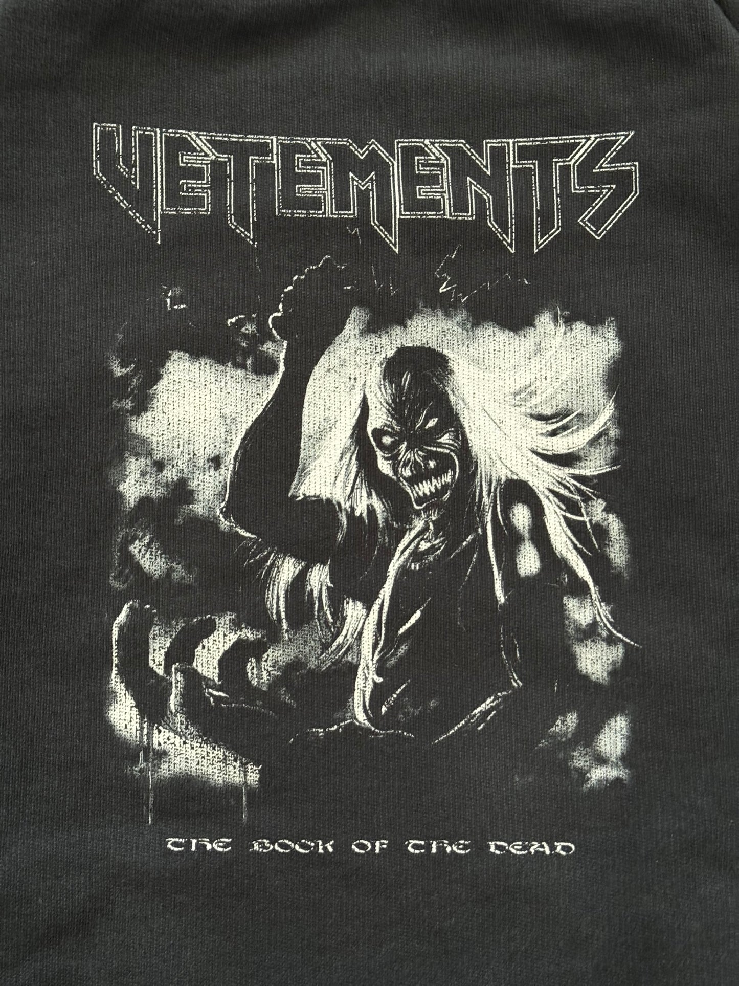 SS21 Vetements "The Book of The Dead" Iron Maiden Hoodie