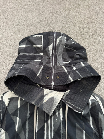 FW16 Rick Owens DRKSHDW Camo Exploder Hooded Bomber Jacket