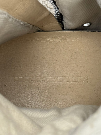 SS15 Rick Owens DRKSHDW "Vegan" Capless High Ramones Sneakers