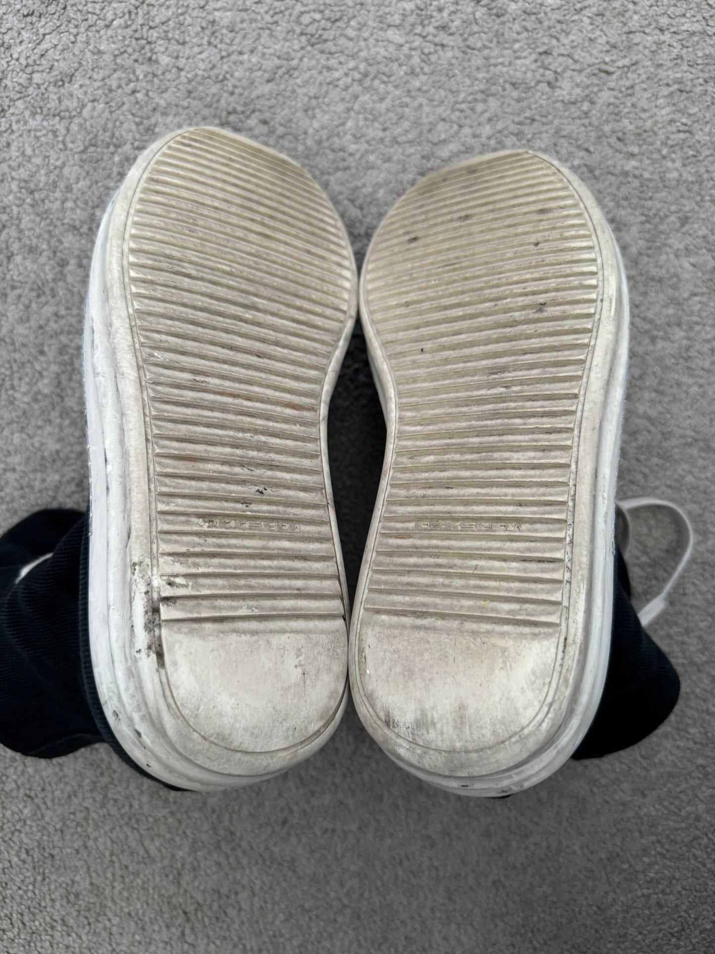SS15 Rick Owens DRKSHDW "Vegan" Capless High Ramones Sneakers