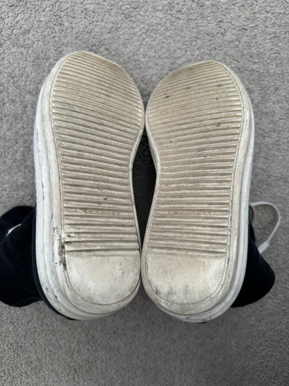 SS15 Rick Owens DRKSHDW "Vegan" Capless High Ramones Sneakers