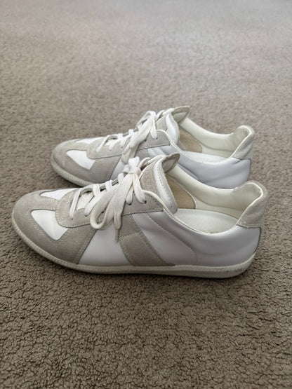 Maison Margiela Replica Triple White GAT Low Top Sneakers