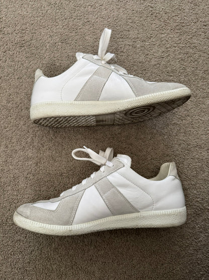 Maison Margiela Replica Triple White GAT Low Top Sneakers