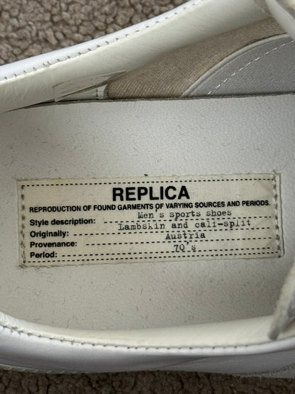 Maison Margiela Replica Triple White GAT Low Top Sneakers