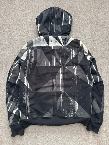 FW16 Rick Owens DRKSHDW Camo Exploder Hooded Bomber Jacket
