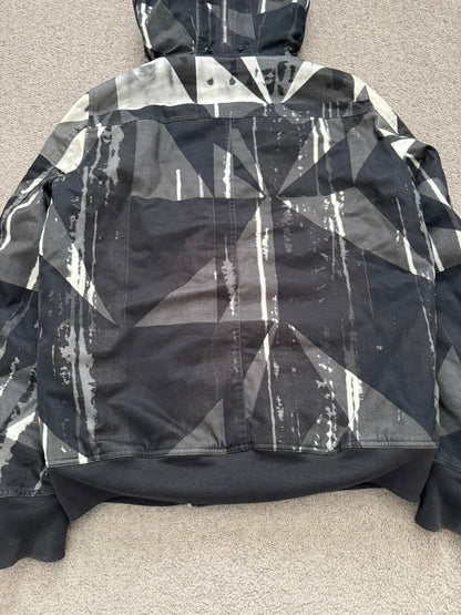 FW16 Rick Owens DRKSHDW Camo Exploder Hooded Bomber Jacket