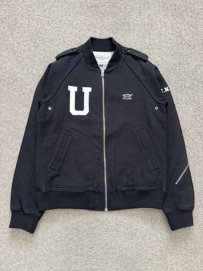 SS08 Undercover "Summer Madness" Logo Varsity Bomber Jacket