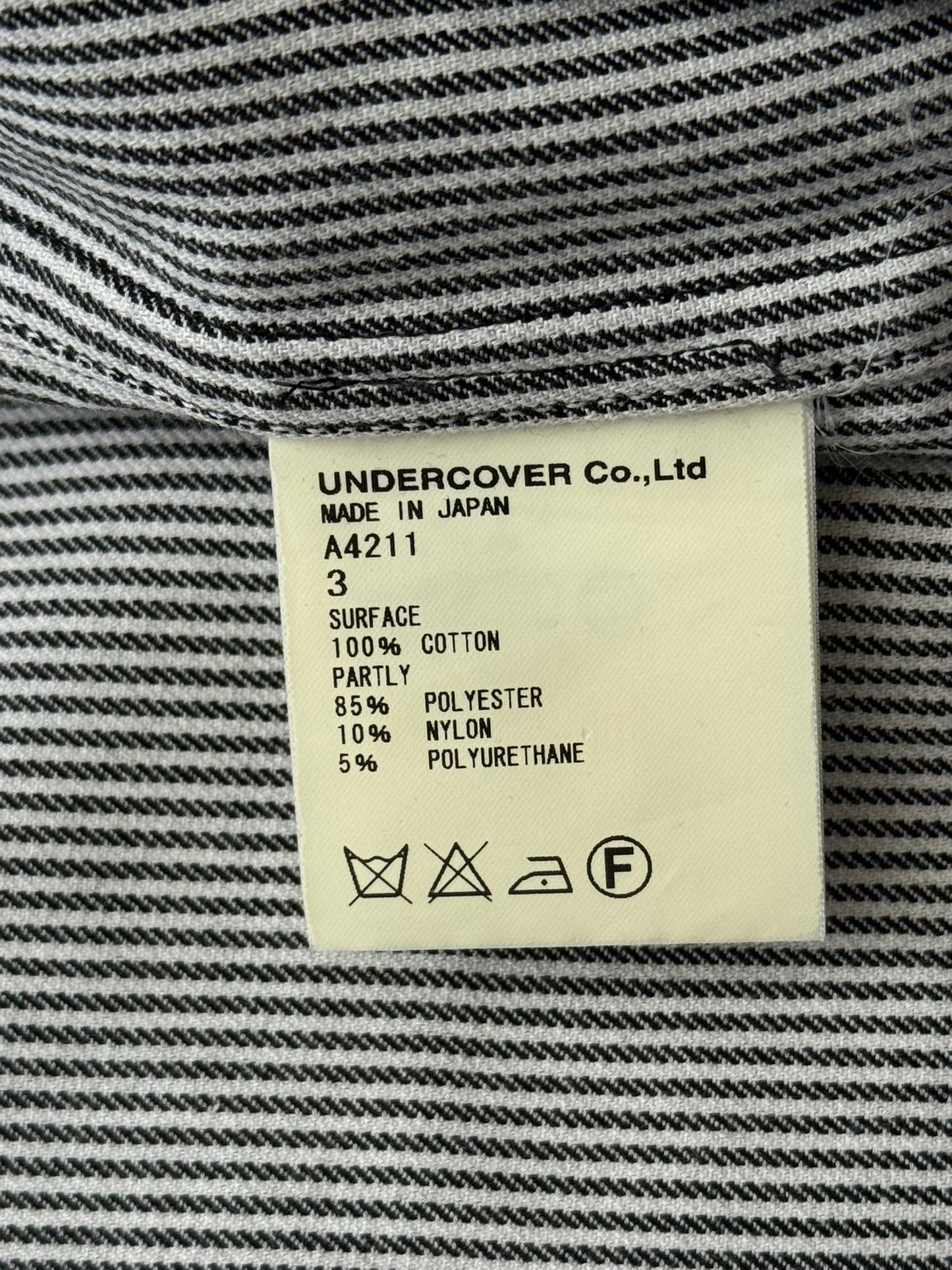 SS08 Undercover "Summer Madness" Logo Varsity Bomber Jacket