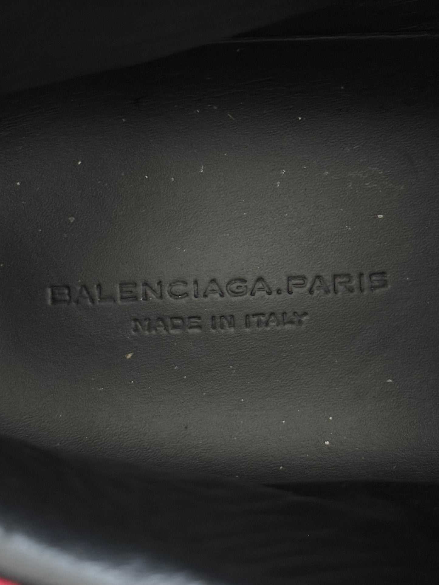 SS13 Balenciaga by Nicolas Ghesquière Red Arena Leather Sneakers