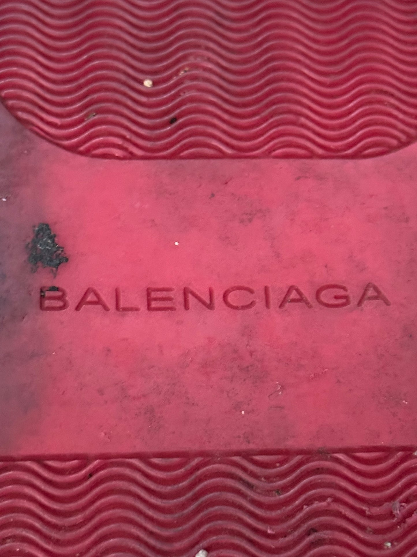 SS13 Balenciaga by Nicolas Ghesquière Red Arena Leather Sneakers