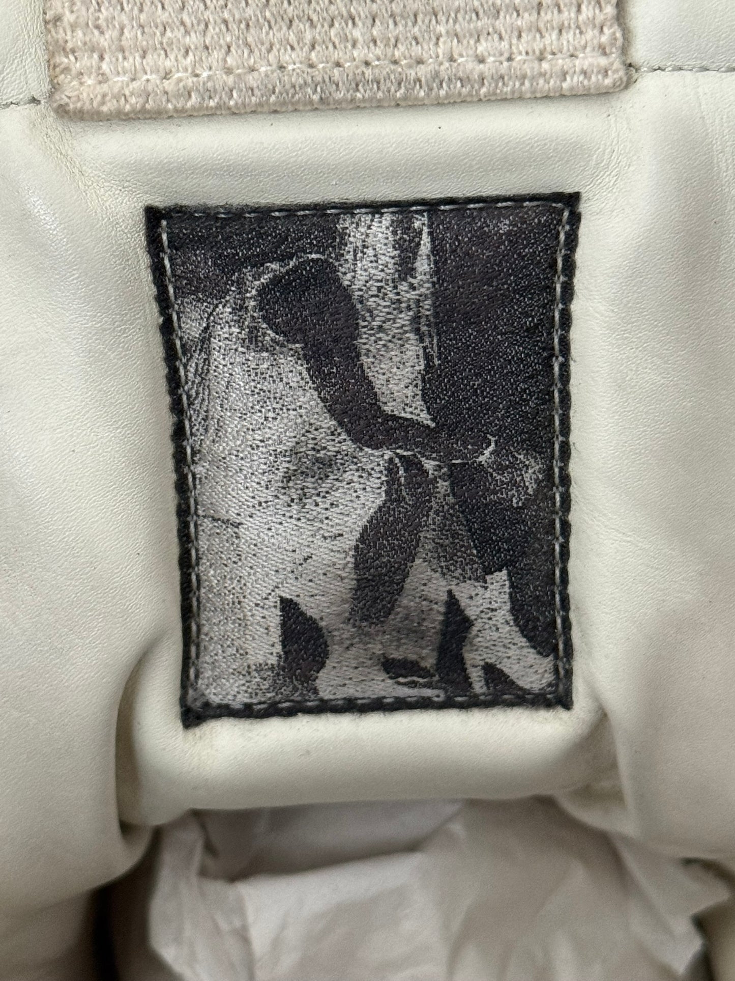 SS23 Rick Owens "EDFU" Milk & Black Geobasket High Top Sneakers