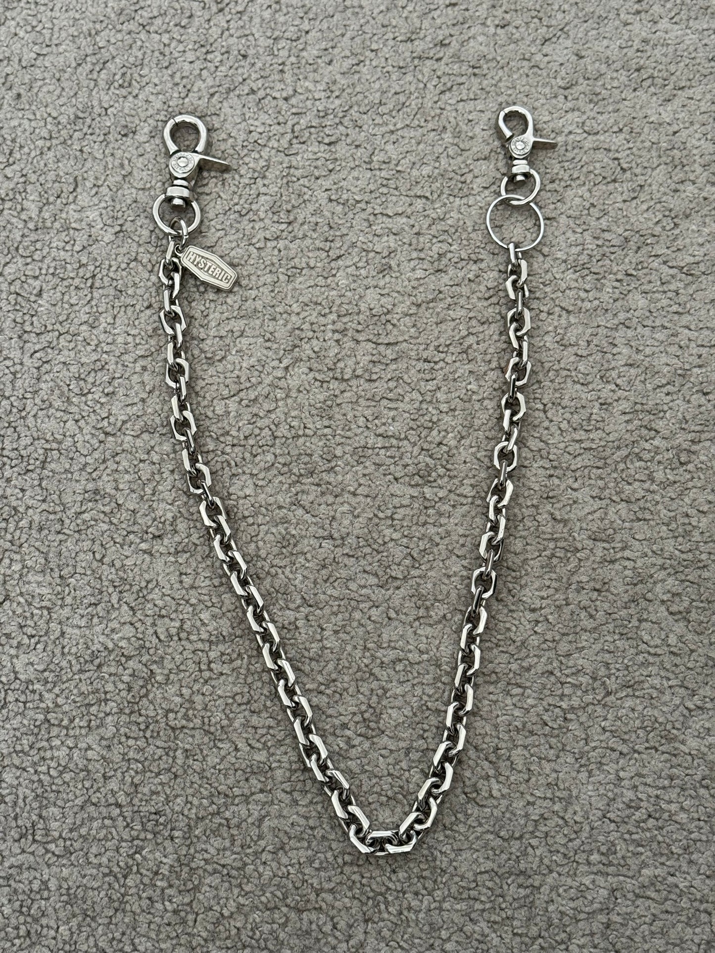 Hysteric Glamour Silver Charm Logo Wallet Chain