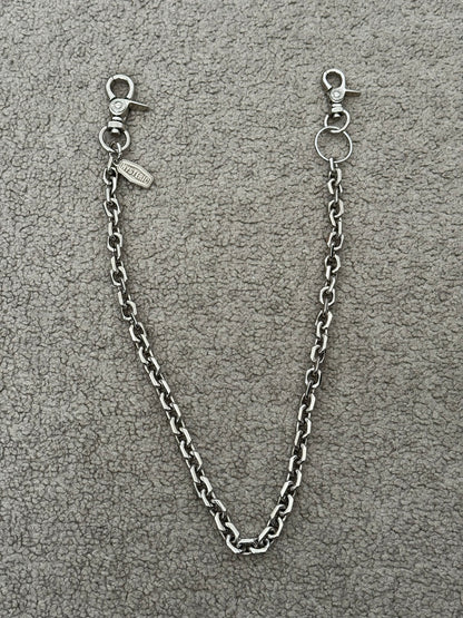 Hysteric Glamour Silver Charm Logo Wallet Chain