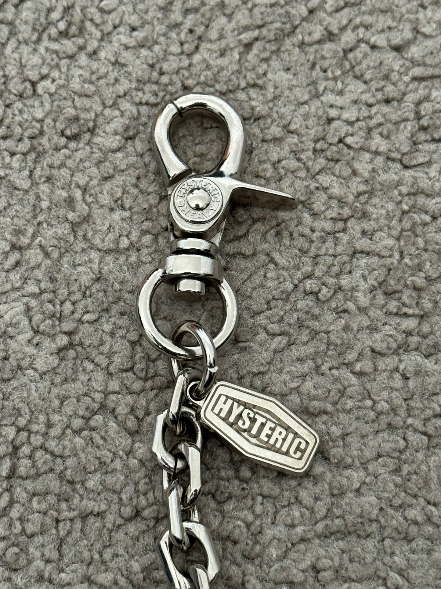 Hysteric Glamour Silver Charm Logo Wallet Chain