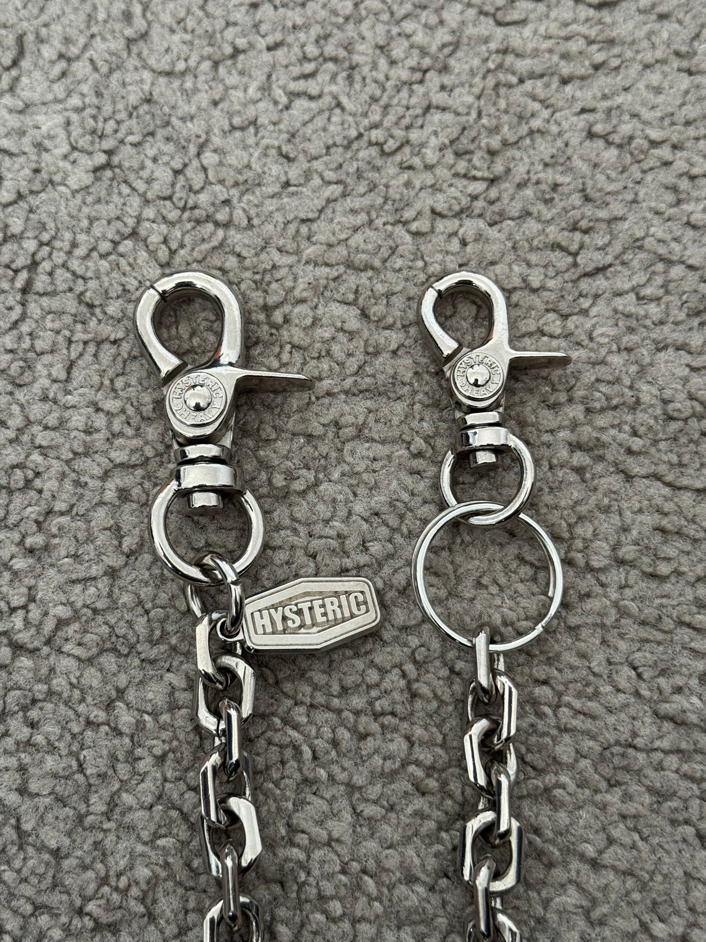 Hysteric Glamour Silver Charm Logo Wallet Chain