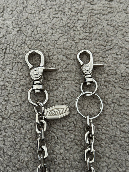 Hysteric Glamour Silver Charm Logo Wallet Chain