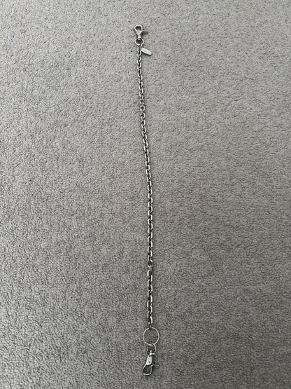 Hysteric Glamour Silver Charm Logo Wallet Chain