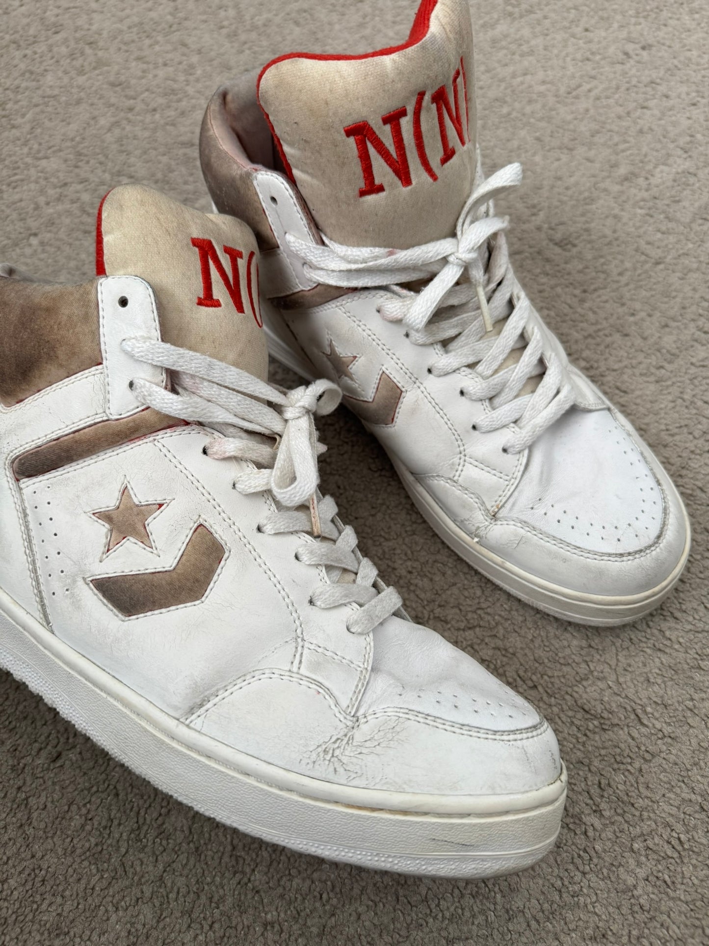 SS06 Number (N)ine x Converse Weapon High Top Sneakers