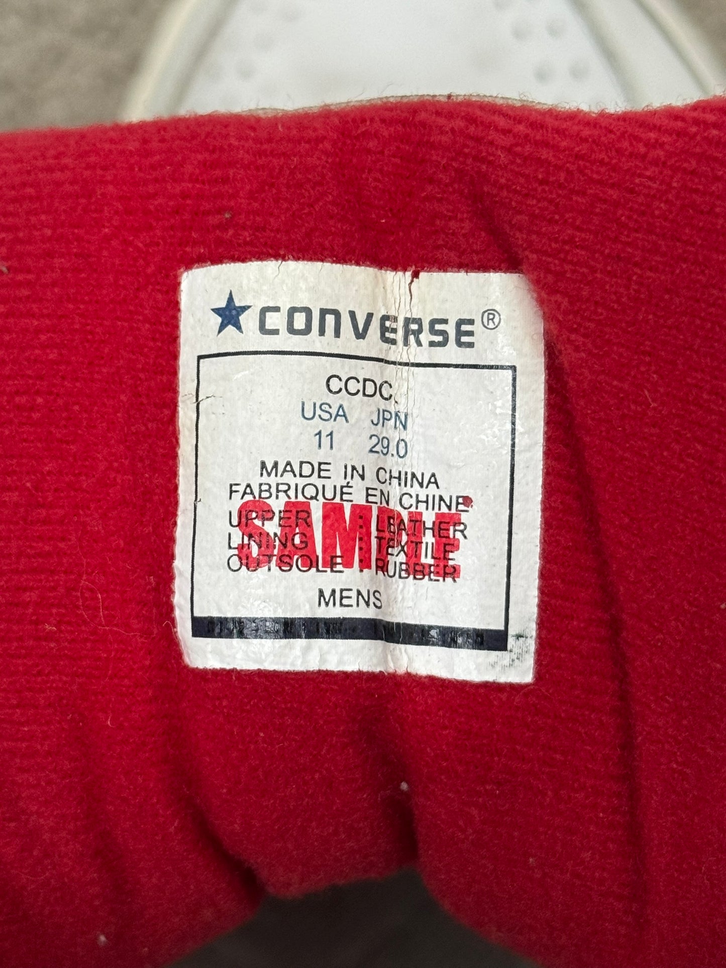 SS06 Number (N)ine x Converse Weapon High Top Sneakers