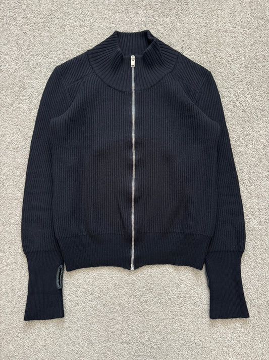 AW07 Dior Homme by Hedi Slimane Thumb Hole Zip Drivers Knit