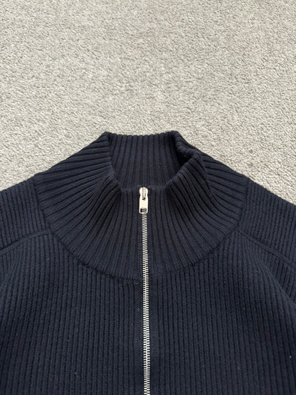 AW07 Dior Homme by Hedi Slimane Thumb Hole Zip Drivers Knit