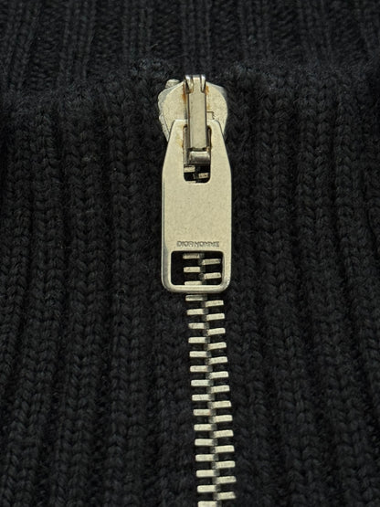 AW07 Dior Homme by Hedi Slimane Thumb Hole Zip Drivers Knit