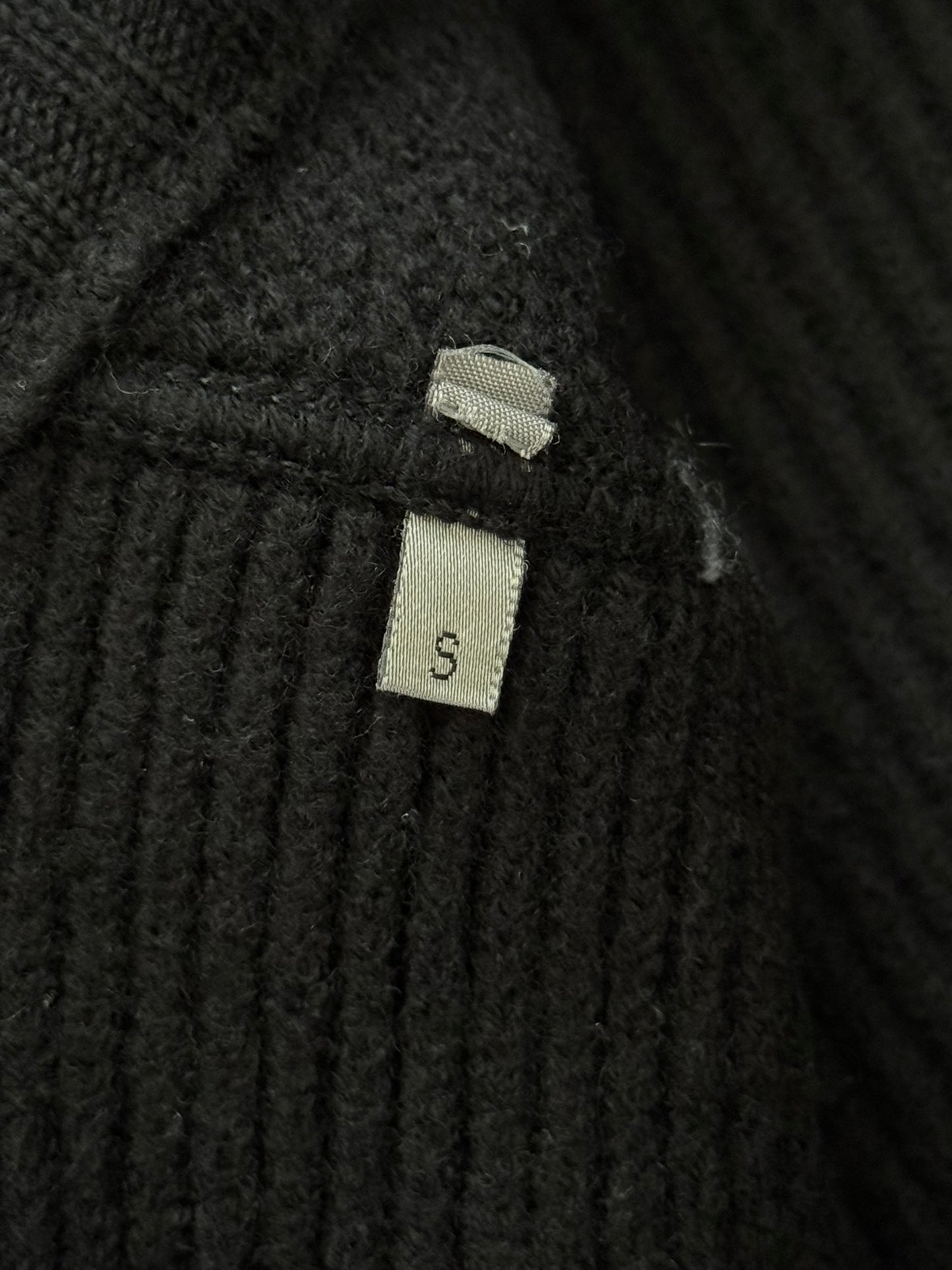 AW07 Dior Homme by Hedi Slimane Thumb Hole Zip Drivers Knit