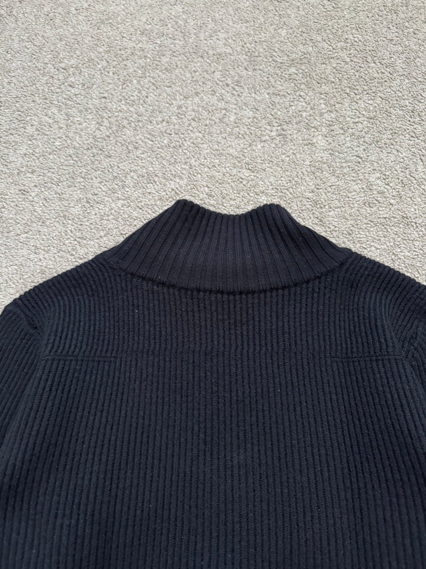AW07 Dior Homme by Hedi Slimane Thumb Hole Zip Drivers Knit