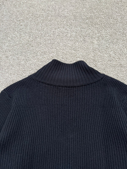 AW07 Dior Homme by Hedi Slimane Thumb Hole Zip Drivers Knit