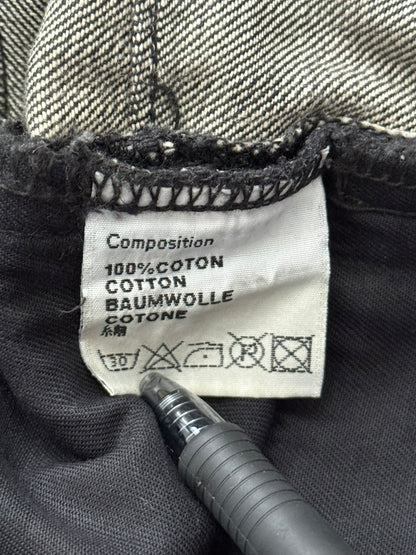 AW07 Dior Homme by Hedi Slimane "Luster" Waxed Clawmark Denim Jeans